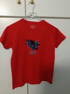 Παιδική μπλούζα Messi μεταχειρισμένη, κόκκινη, νούμερο 8