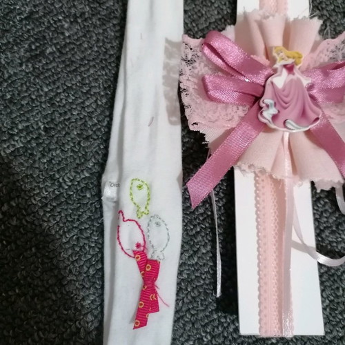 Hair ribbons for girls new, set of 5 elastic
