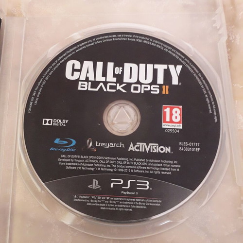 Call of Duty Black Ops 2 PS3 game like new