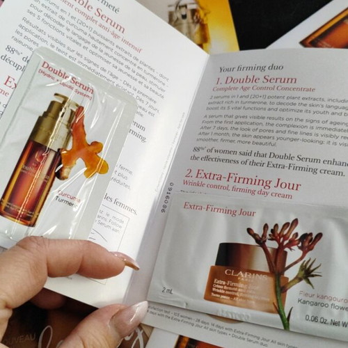 Clarins Beauty Box new with creams, serum, foundation and concealer