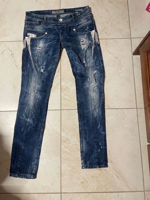 Women's jeans used, size M 38 10, blue