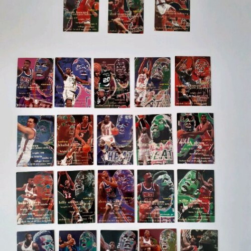 NBA Fleer 1995 κάρτες μεταχειρισμένες σε πολύ καλή κατάσταση