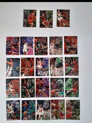 NBA Fleer 1995 κάρτες μεταχειρισμένες σε πολύ καλή κατάσταση