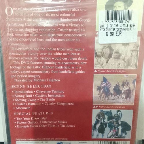 The History of Warfare The Battle of the Little Bighorn DVD new documentary