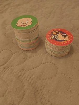 Τάπες Tazos Cheetos και Looney Tunes σετ 69 τεμαχίων σαν καινούργιο
