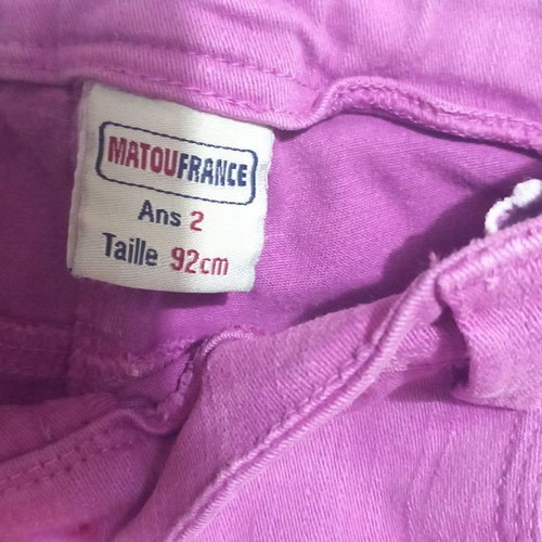 Matou France pants like new for girl up to 2 years old