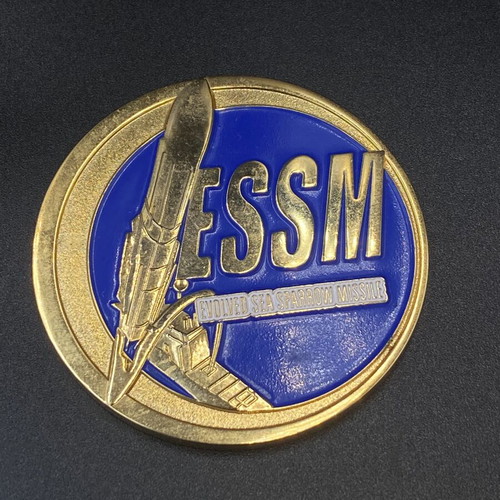 Challenge Coins NATO ESSM Seasparrow set like new