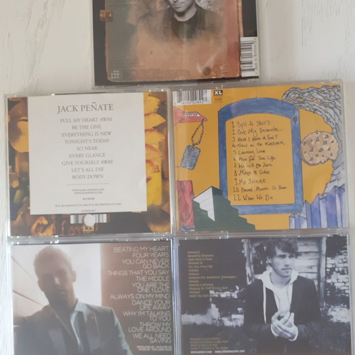 CDs used, pack of 5 rock albums by Richard Marx, Jack Penate, Jon McLaughlin