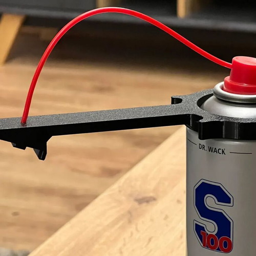 Spray adapter for chain lubrication new