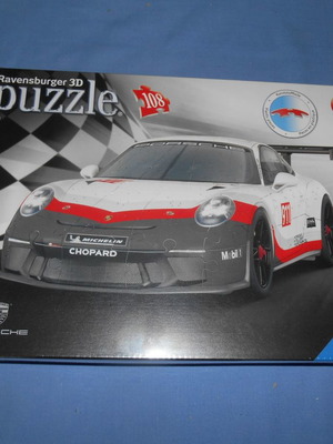 3D παζλ Porsche 911 GT3 Cup καινούργιο από Ravensburger με 108 κομμάτια