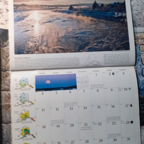 Alaska Weather Calendar 2011 used, hardcover