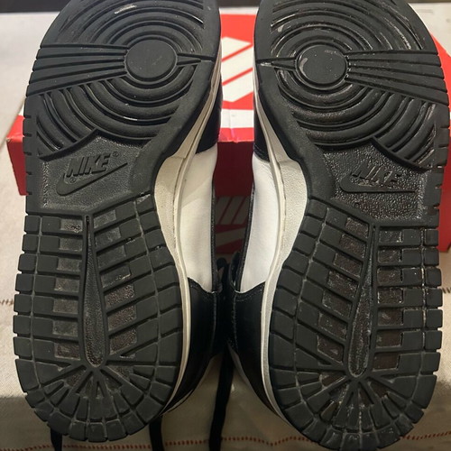 Nike Dund Hi Retro used athletic leather boots size 41 black and white