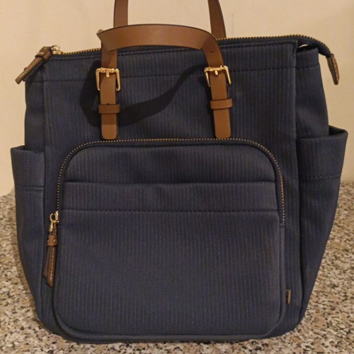 Parfois backpack and handbag like new, blue