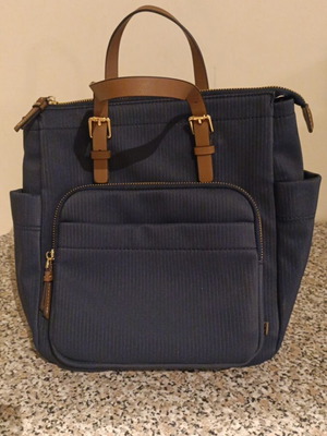 Parfois backpack and handbag like new, blue