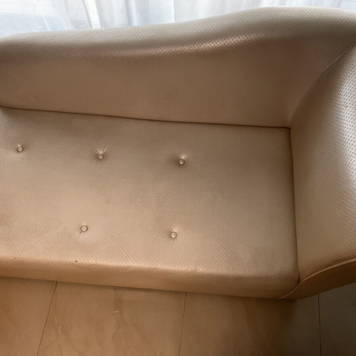 Leather sofa used with minor wear in good condition