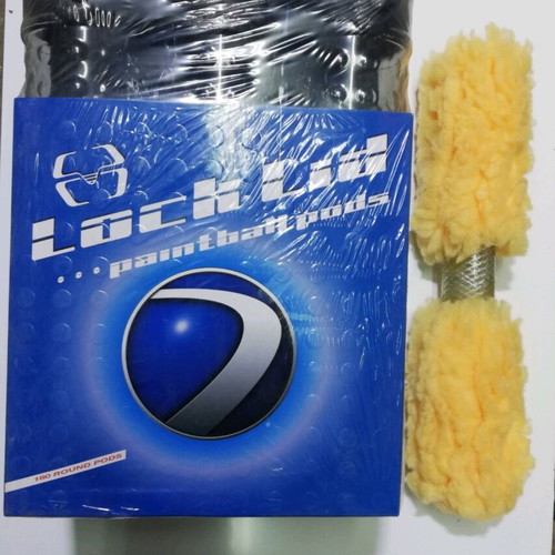 Paintball pods case 140rd DYE pack of 6 new