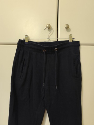 Dark blue sports pants, size small