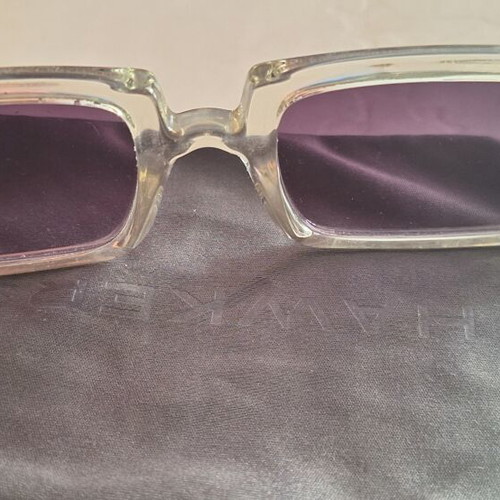 Ojo women's sunglasses with transparent frame like new