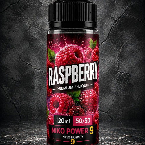 Raspberry 120ml 50/50 NIKO POWER 9 new e-liquid