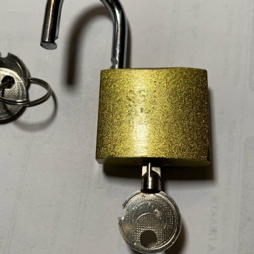 Old padlock like new