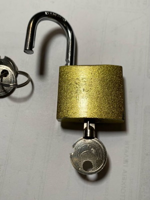 Old padlock like new