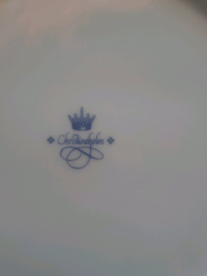 Collectible plates from Scandinavian porcelain Christineholm, 2 pieces new
