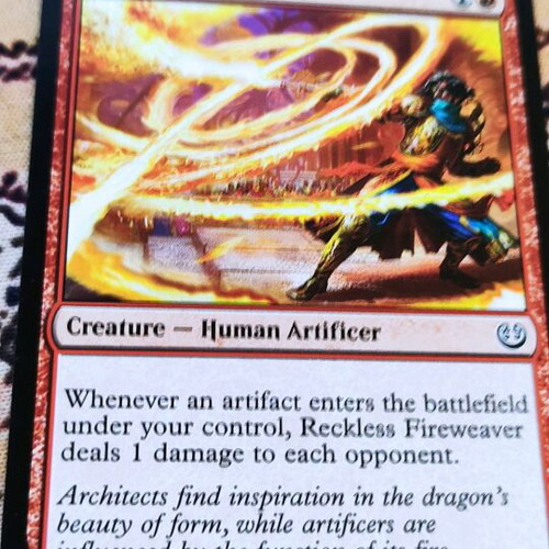 mtg cards like reckless fireweaver Reckless Fireweaver