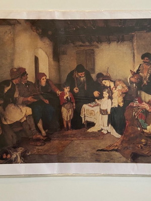 Παλιές αφίσες μεταχειρισμένες από πίνακες της Εθνικής Πινακοθήκης, σετ 4 τεμαχίων