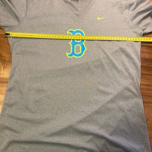 Nike Dri-Fit Womens V-Neck Boston Red Sox T-Shirt L Like New