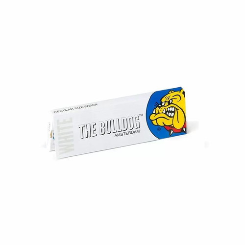 Bulldog white rolling papers 50 sheets new