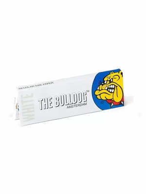 Bulldog white rolling papers 50 sheets new