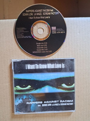 Rappers Against Racism I Want To Know What Love Is CD like new, hip-hop