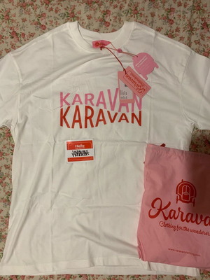 T-shirt Karavan καινούριο one size λευκό