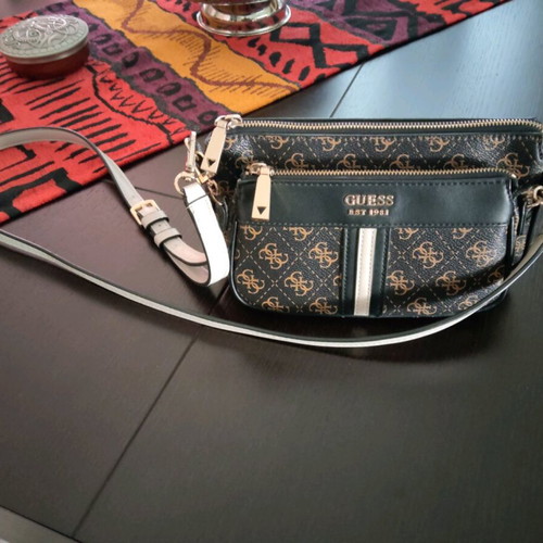 Guess crossbody bag like new, beige and brown