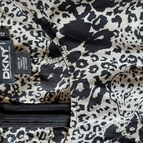 DKNY Mini Dress Animal Print New with Tag M/L