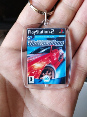 Need for Speed Underground PS2 acrylic keychain