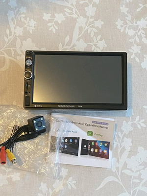 MP5 Player 7 Inch 2 DIN Touchscreen Multimedia with Camera like new