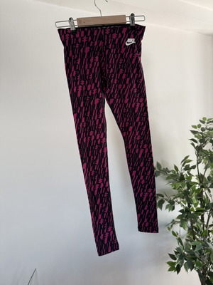 Nike leggings magenta and black XS
