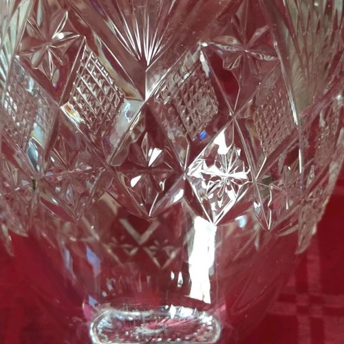 Crystal Pitcher with Engraving like new