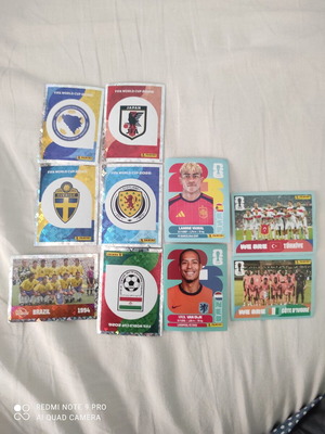 Panini Mundial 2026 stickers set 10 pieces new