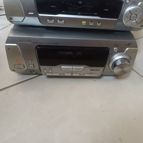 Technics SO EY 590 sound system, set of 4 units without speakers and remote