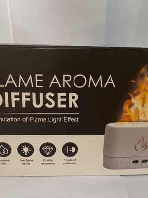 Flame Aroma διαχύτης 200ml υπερήχων υγραντήρας με LED εφέ φλόγας