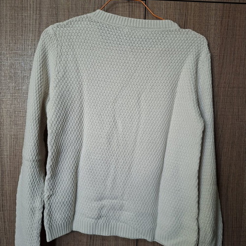 Bershka women's knitted sweater small white like new