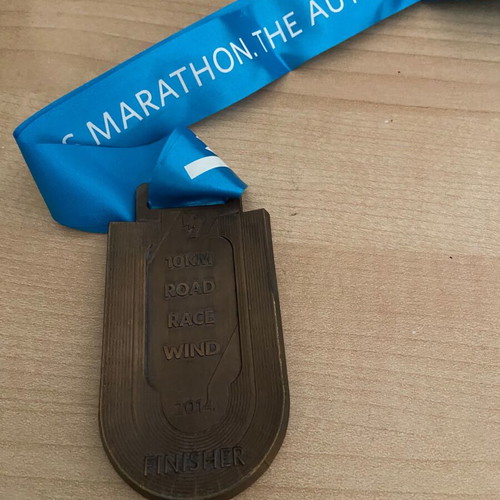 Collectible medal authentic marathon 2014 like new