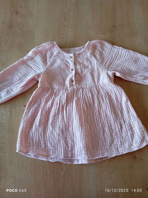 Orchestra dress 23 months pink nude with gold details like new