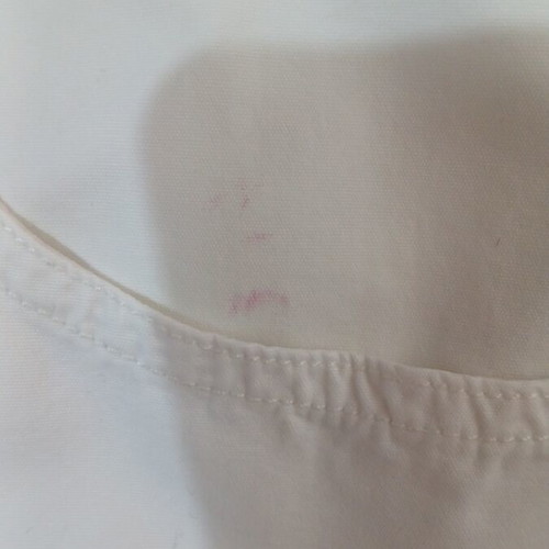 Trussardi Sport women's pants used, cotton, straight fit, white, size M
