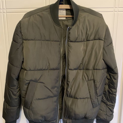 Khaki jacket like new, size S