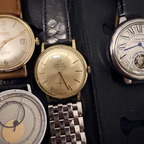 Omega Geneve, Seamaster De Ville, Seamaster, Reymond Weil, Raketa Moonphase watches used collection