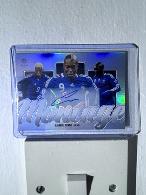 Panini Luminance Djibril Cissé autograph soccer card