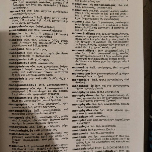Ariston French-Greek Dictionary new, 2 volumes